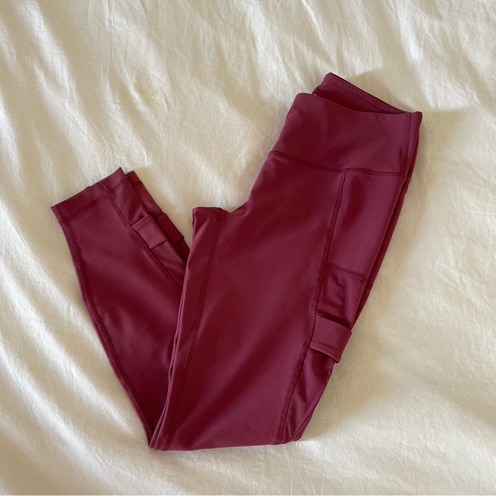 High Rise Pink Leggings